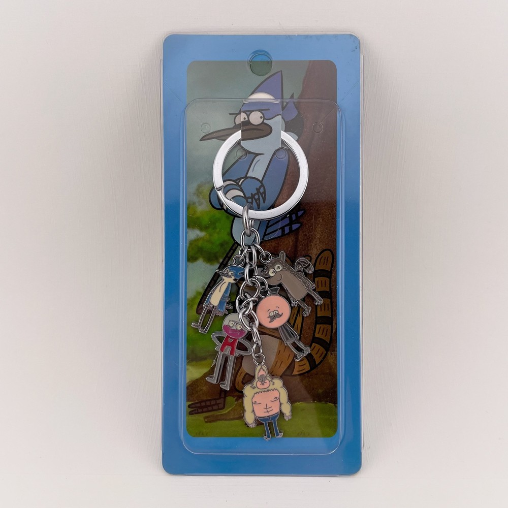 Regular Show 5 Charm Keychain