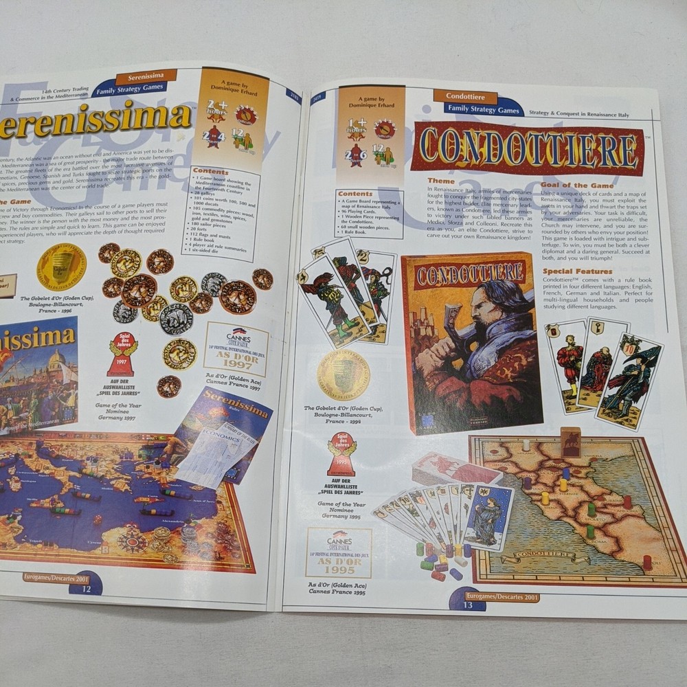 2001 Eurogames Desecrates Board Game Catalog