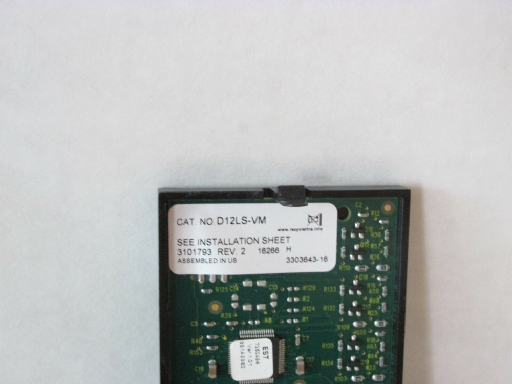 EDWARDS EST VIGILANT D12LS-VM CONTROL INDICATING DISPLAY STRIP