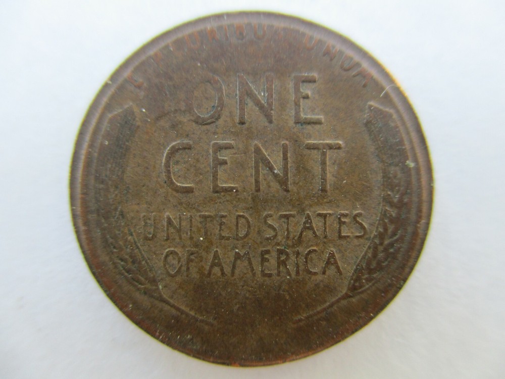 1957-D Partial Collar Lincoln Wheat Cent Fine