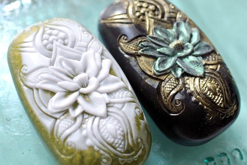 LOTUS SILICONE MOLD for soap making and other crafts