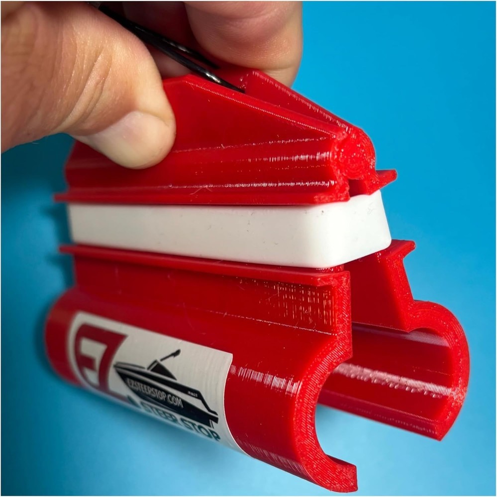 EZ Steer Stop - Steering Stop for Seastar Steering Systems (Red)