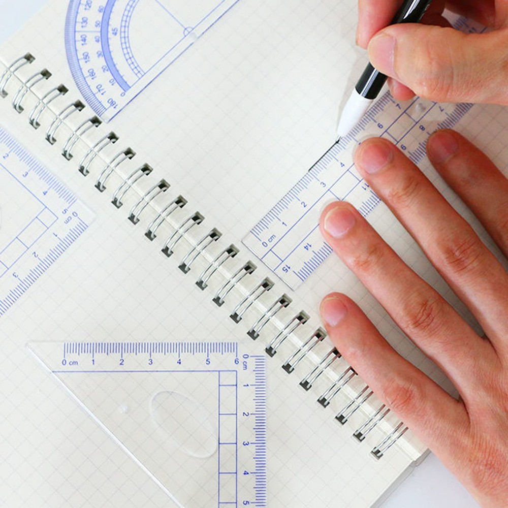 Compass Geometry Tool, 13PCS Compass and Protractors Set Math Geometry Drawing