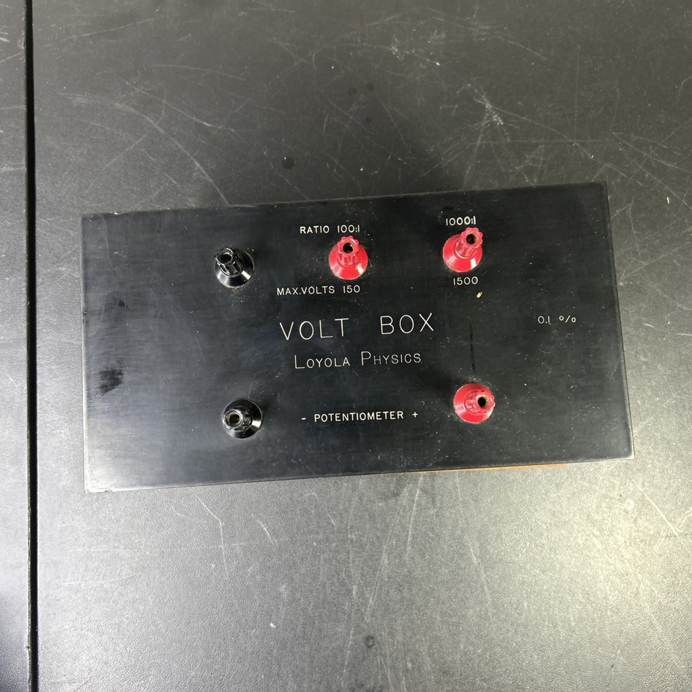 Volt Box (or Volt-Ratio Box). Potentiometer. (untested)