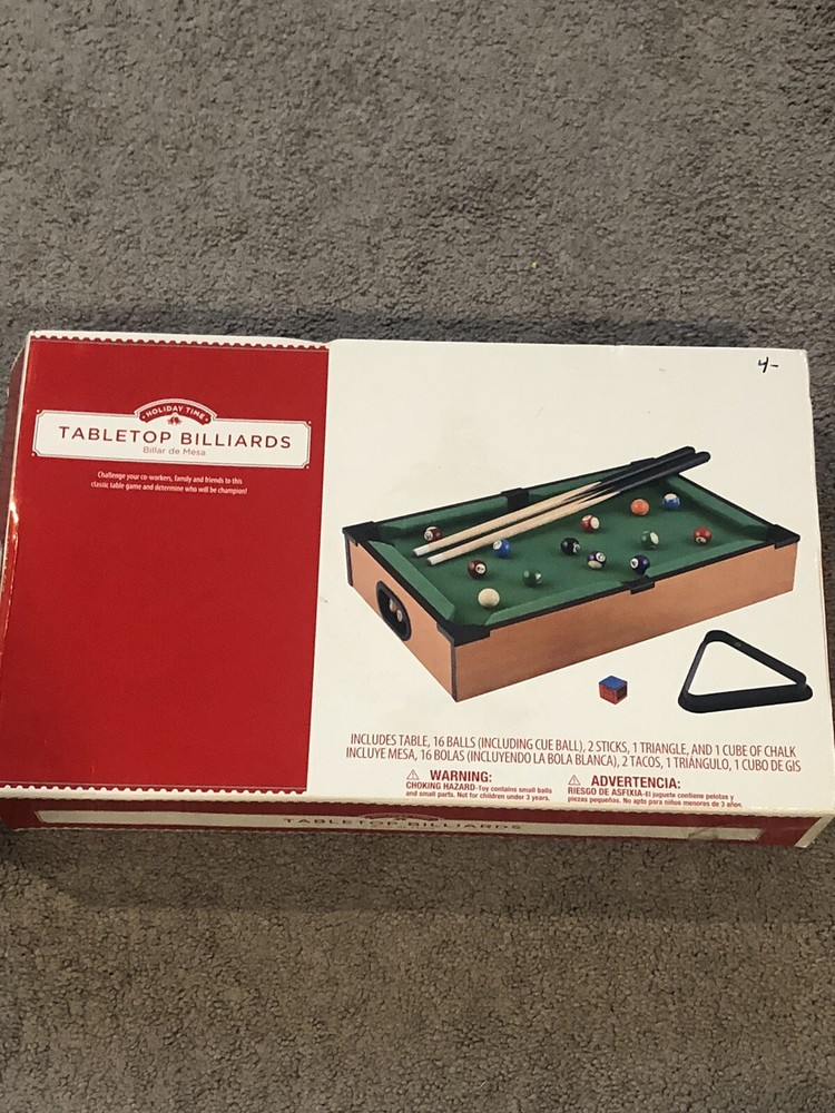tabletop billiards mini pool table