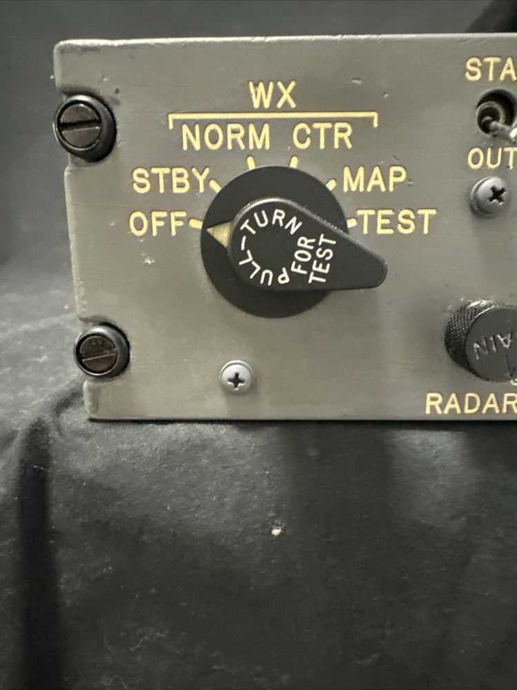 Radar Control Panel; G-2228; 26; REPAIRED