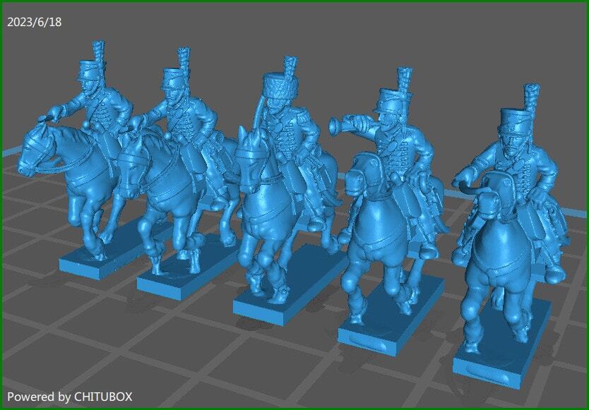 small 15mm “w epic size” Spanish Chasseurs a Chevall