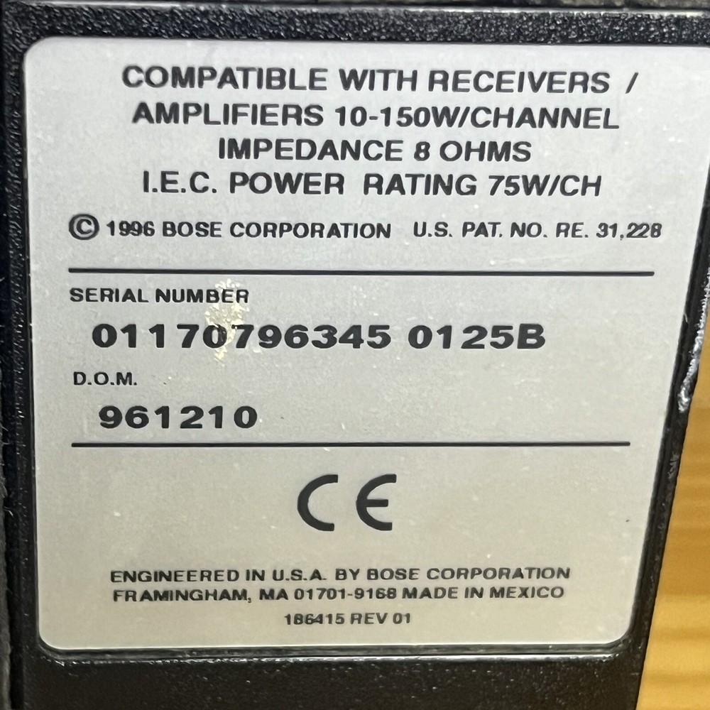 Right Vintage Bose 301 Series IV Direct/ Reflecting