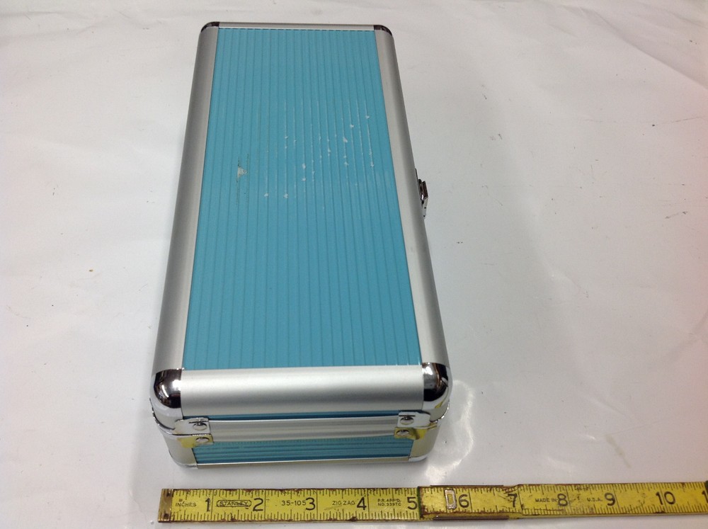 EMPTY ERI Blue 14-Place Collet & Tool Holder Case. NEW