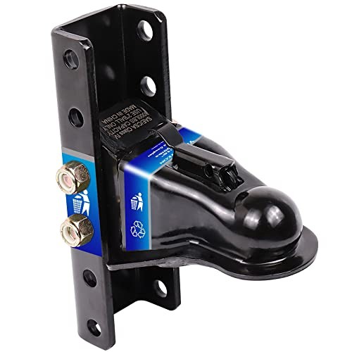 Adjustable Trailer Coupler and 5-Position Channel Bracket Kit, 2-5/16" Hitch