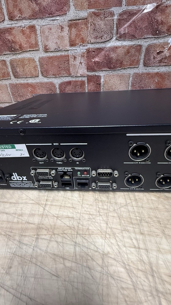 dbx driverack 480 Complete Equalization & Loudspeaker Management System
