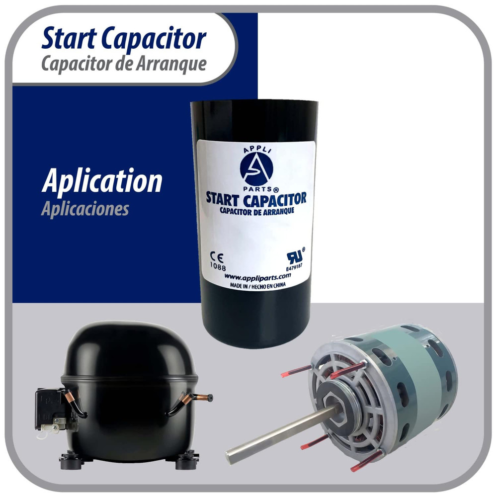 Motor Start Capacitor 270-324uF 330VAC