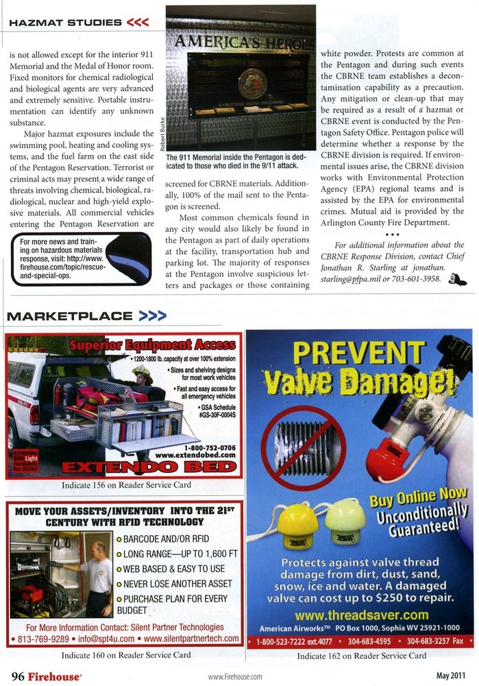 Thread Protector SCBA Valve THREAD SAVER® Scott MSA Draeger Avon Interspiro