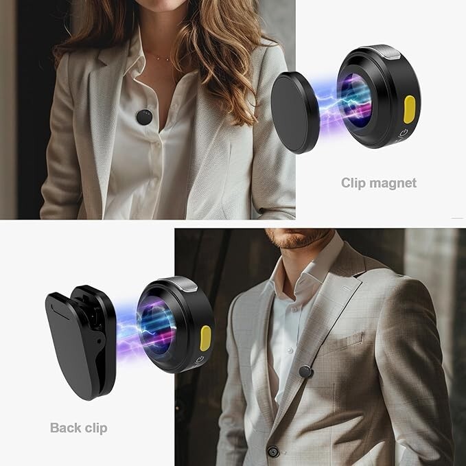 Wireless Microphone for iPhone/Android with Lightning/USB C/ Noise Cancellation