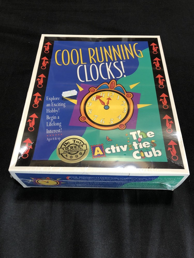 New! MAKE IT FUN! ACTIVITIES Cool Running Clocks Create It Yourself