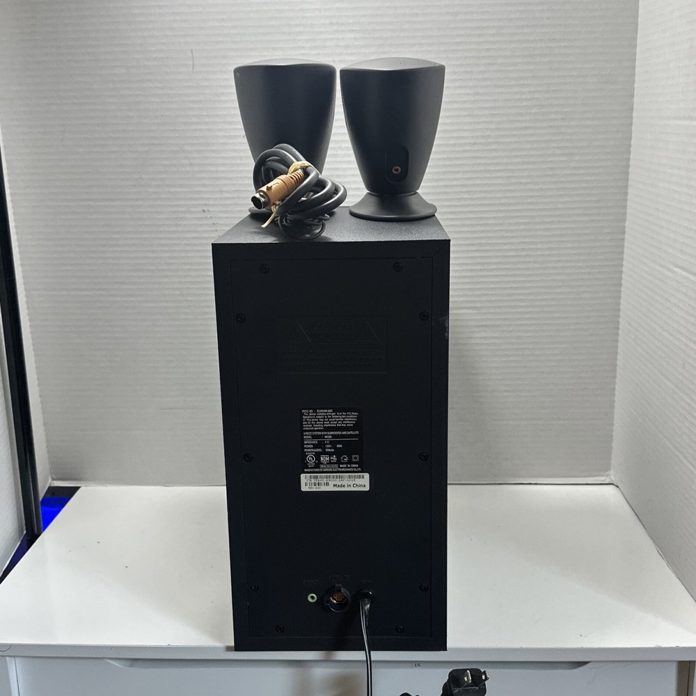 Harmon Kardon E2XHK395 Subwoofer Computer Speaker System Tested Working