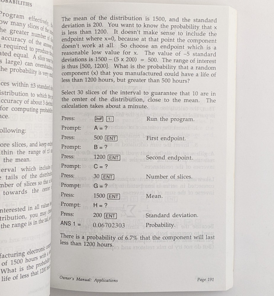 Sharp EL-512H Scientific Calculator Owner's Manual Only