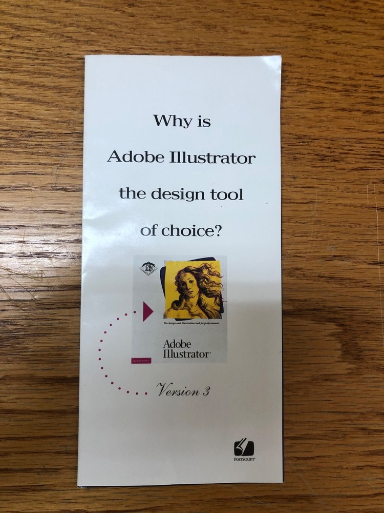 Adobe Illustrator version 3 Flyer / Fold Out Poster