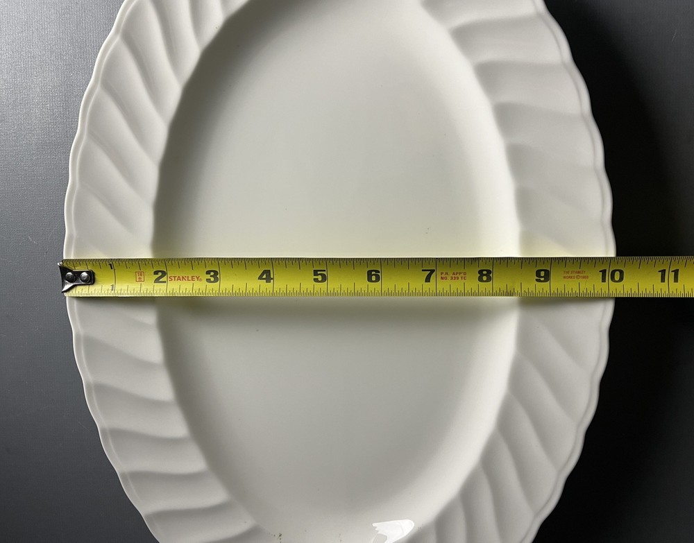Noritake Windsor White 14” Oval Serving Platter