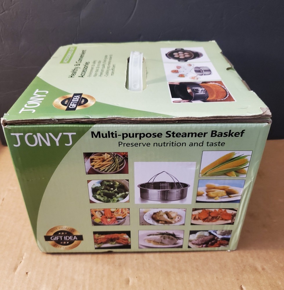 Steamer Basket for Instant Pot Accessories 6 Qt or 8 Quart - 2 Tier Stackable 18