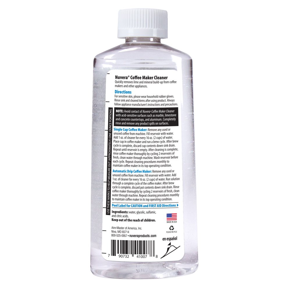 Coffee Makers cleaner Descaling Solution for All Single Cup Standard