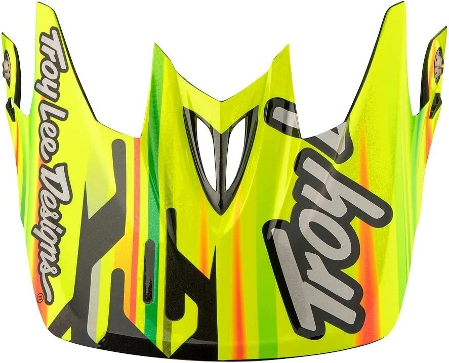 Troy Lee Designs TLD D3 Helmet Replacement Visor Peak Code Yellow