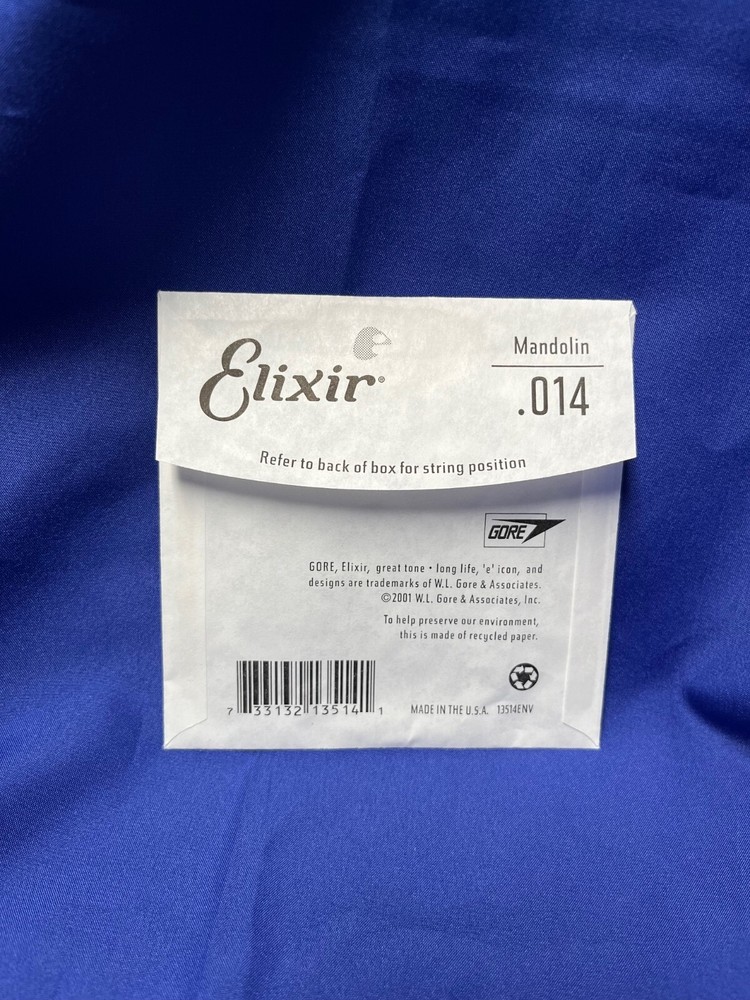 7 Elixir Mandolin Individual Strings RARE