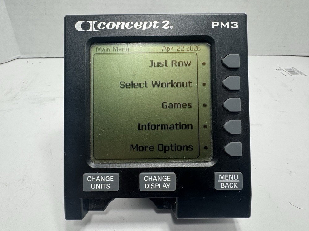 Concept2 PM3 with mounting arm Works Great