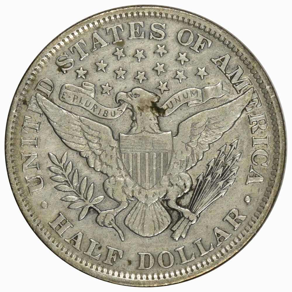1893 BARBER HALF DOLLAR ~ NICE VF/XF
