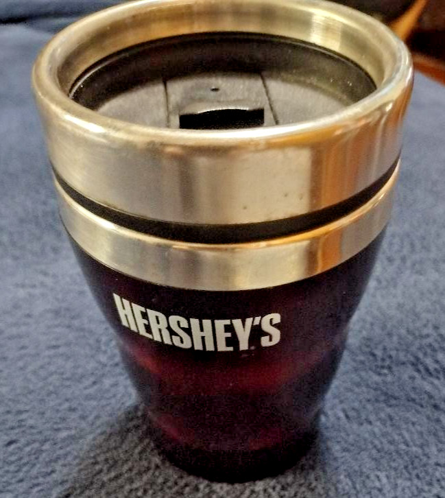 HERSHEY small thermos cup-Used-Clean, ready for use.