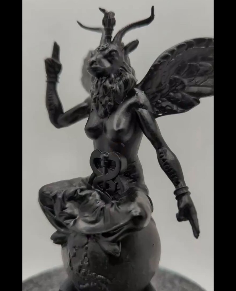 Baphomet Statue Gothic Occult Satanic Sculpture Altar Decor Figurine