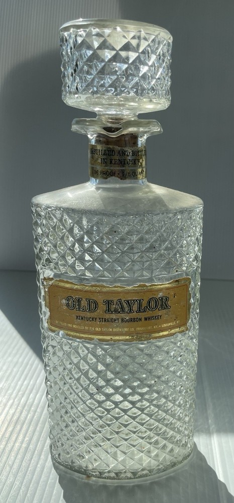 Mid-Century Old Taylor Bourbon Bottle