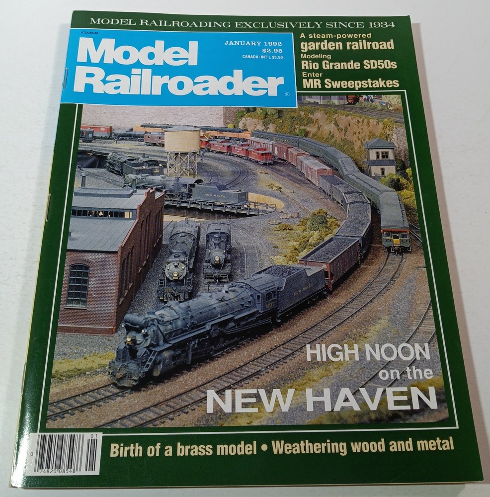 Model Railroader Magazine (January, 1992)