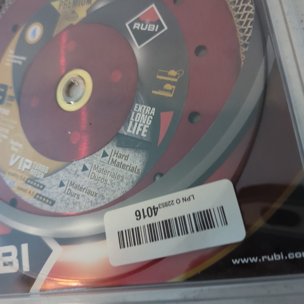 Rubi Tools 8" VIP Premium Wet Diamond Blade