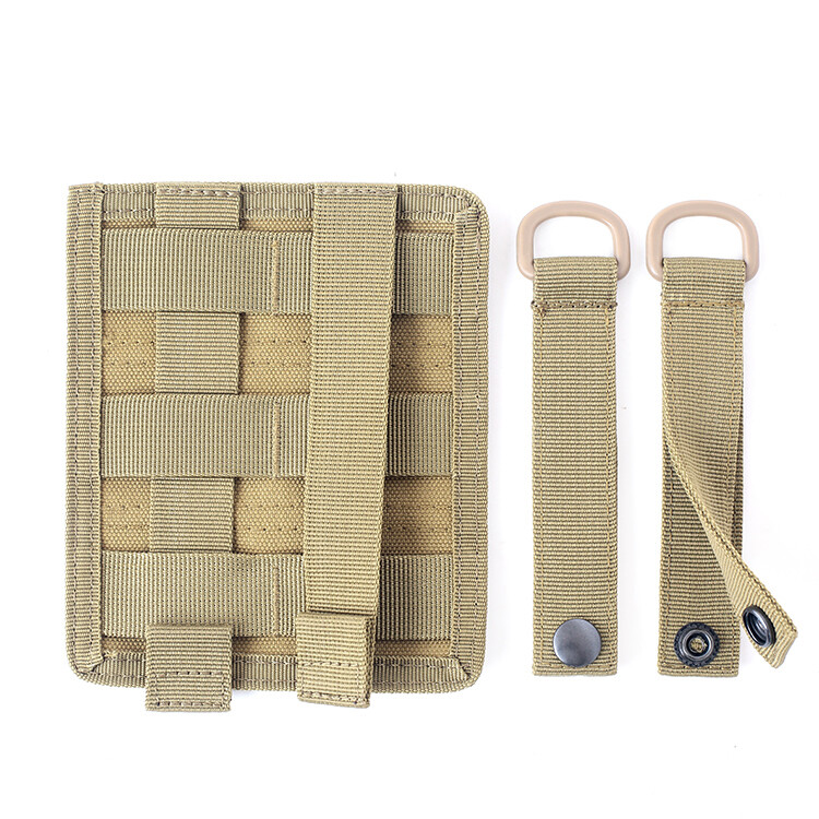 Hook & loop Panel MOLLE Cloth Patch for Tactical Vest Pouch Converter Adapter