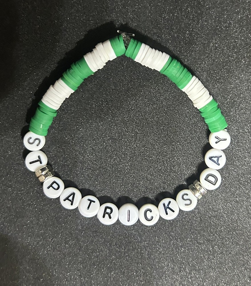 St. Patrick's Day Heishi Bracelet