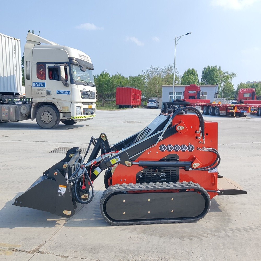 Mini Skid Steer Loader Attachments STOMP Skid Steer TYPHON 4 in One Bucket