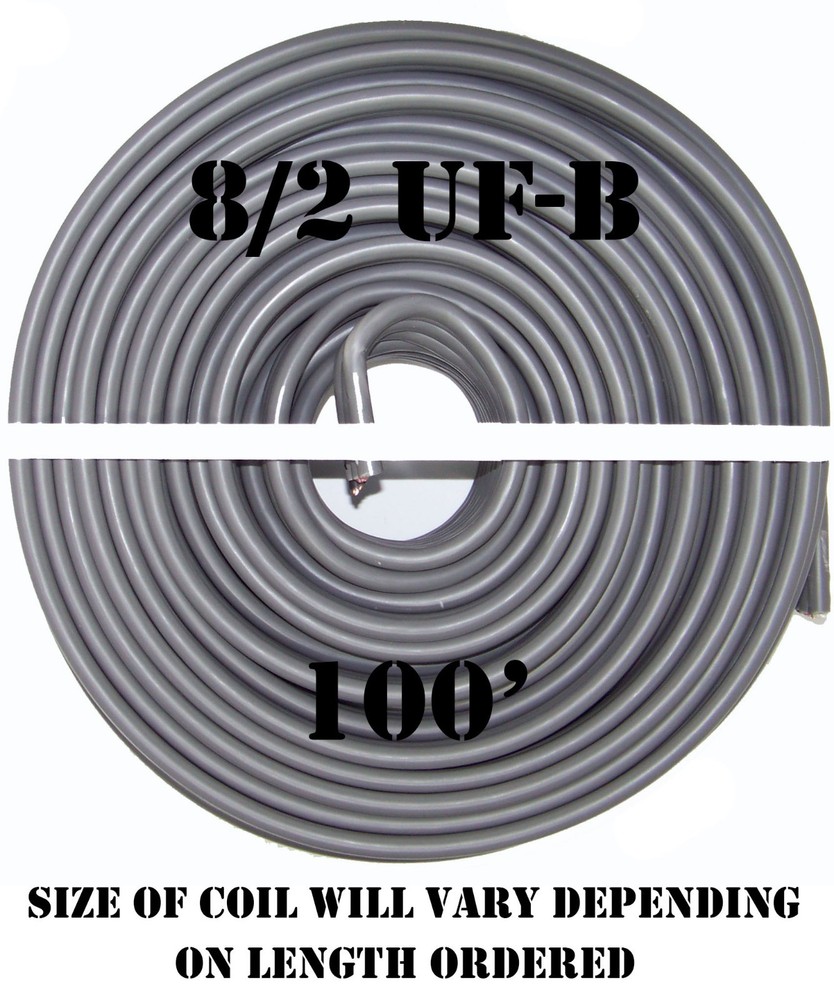 8/2 UF-B x 100' Southwire Underground Feeder Cable