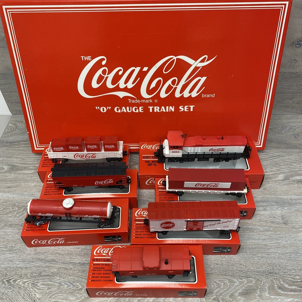 K-Line Coca Cola O Gauge Train Set