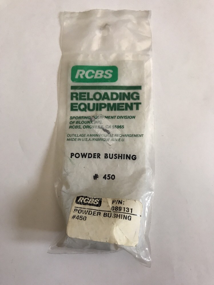 RCBS POWDER BUSHING #450 089131 Ships N 24hrs