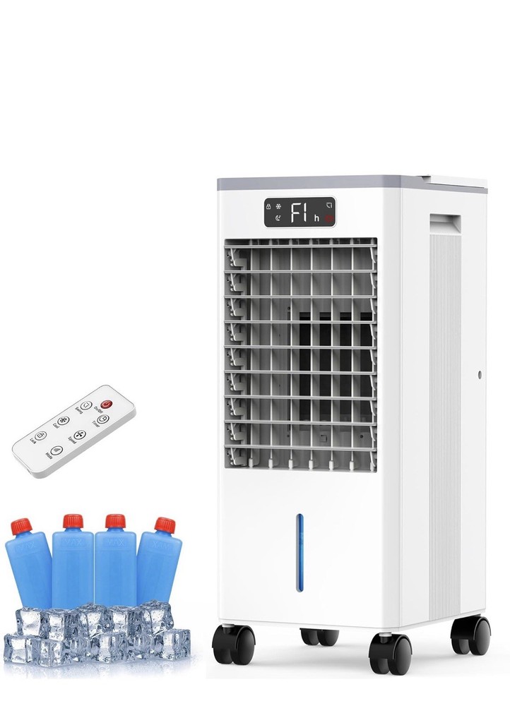 Portable Air Conditioner 3-in-1 Evaporative Air Cooler With Remote 2 Gallon Tank