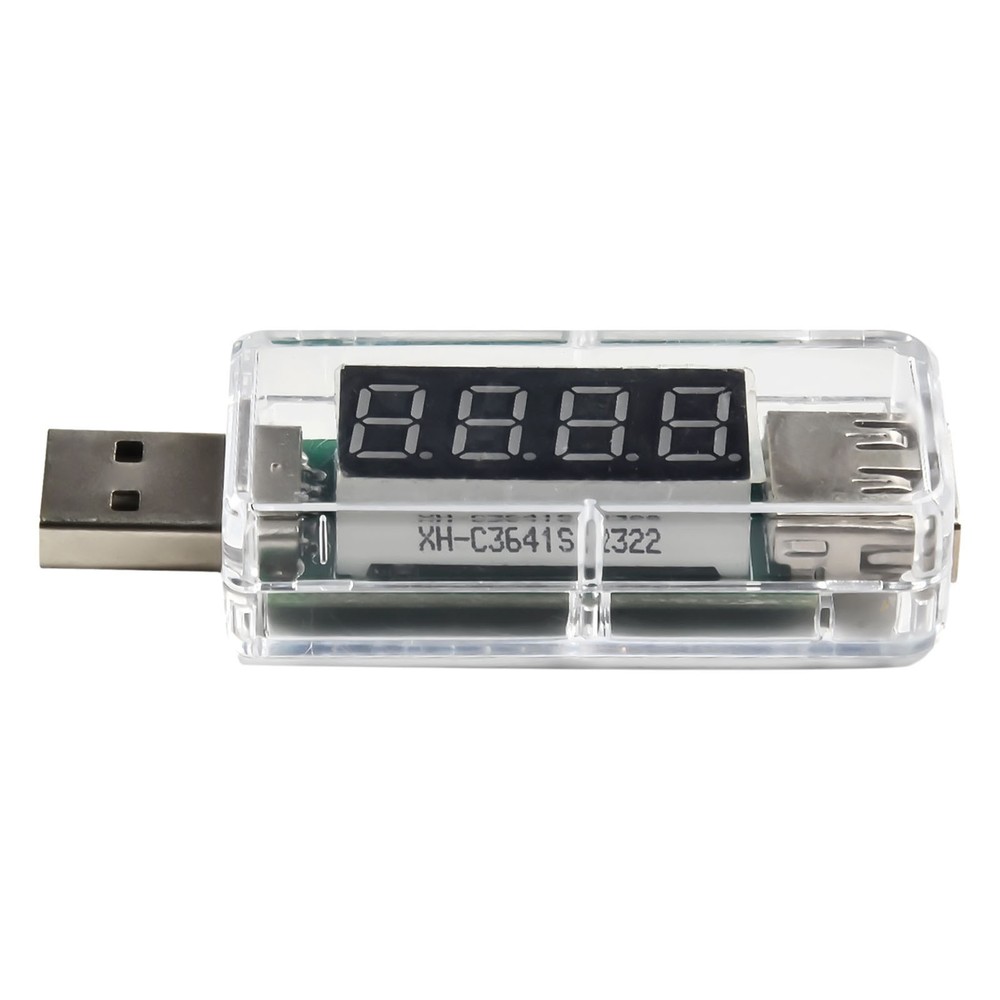 Portable USB Power Tester with Sequential Display of Voltage and Current