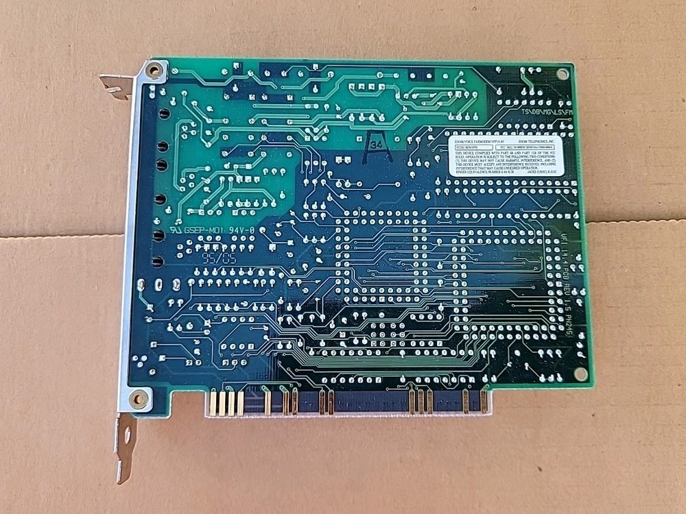 Zoom Voice FAXMODEM VFP 14.4V CARD UNTESTED