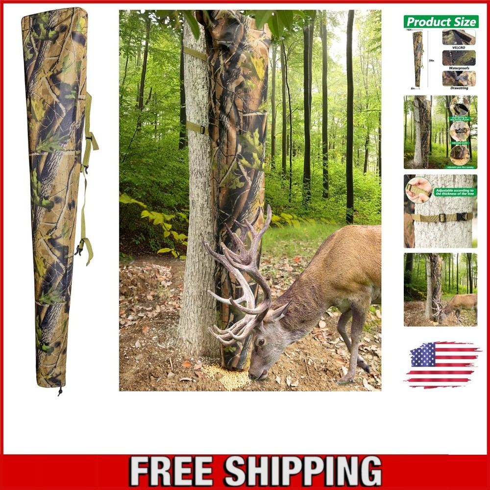 Adjustable 100 lb Tree Hugger Gravity Deer Feeder - Weatherproof Design
