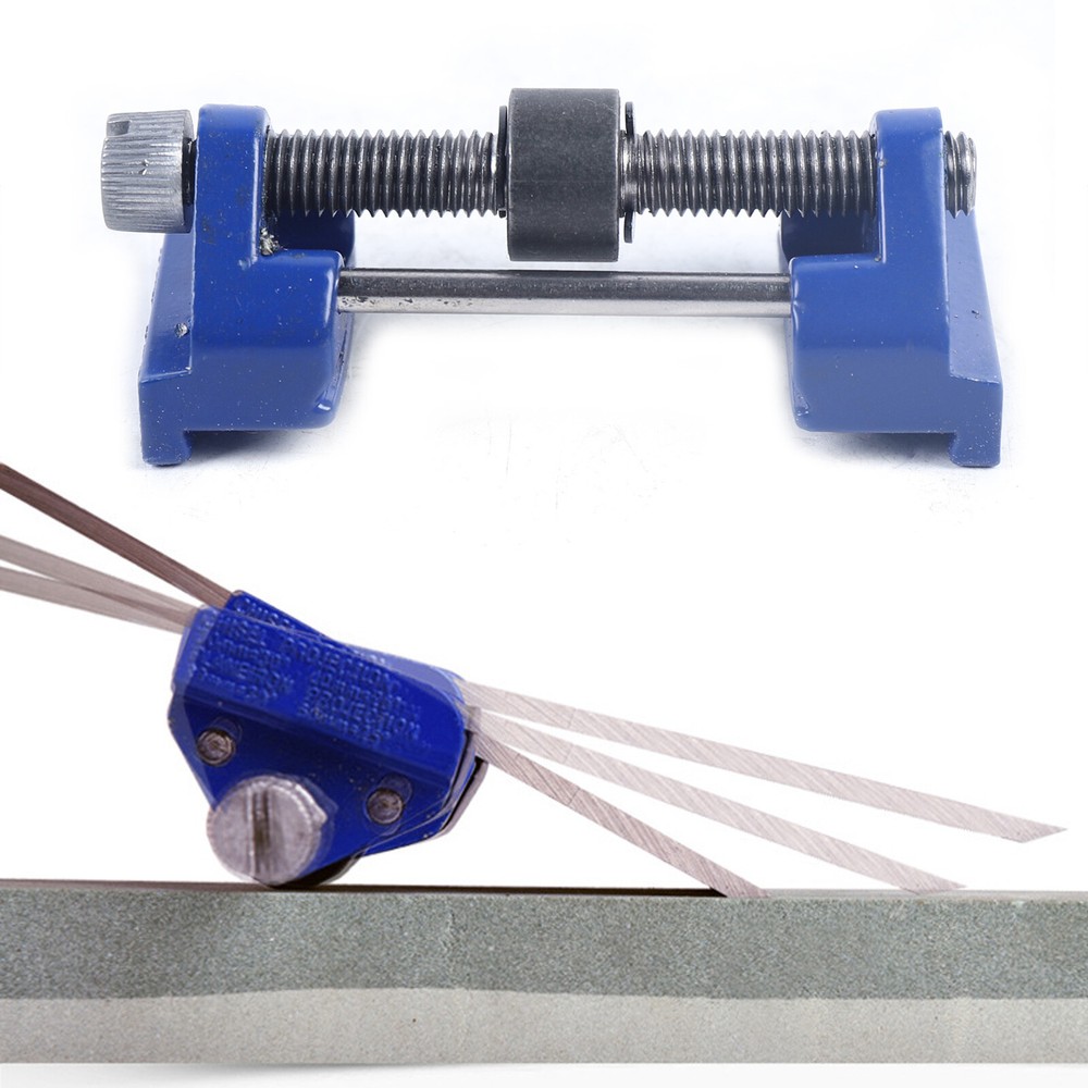 Plane Blade Wood Chisel Sharpening Guide Jig Angle Block Honing Manual Sharpener