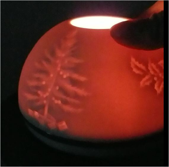 Spode candle light Open Box See video 5-1/2 inches Tall