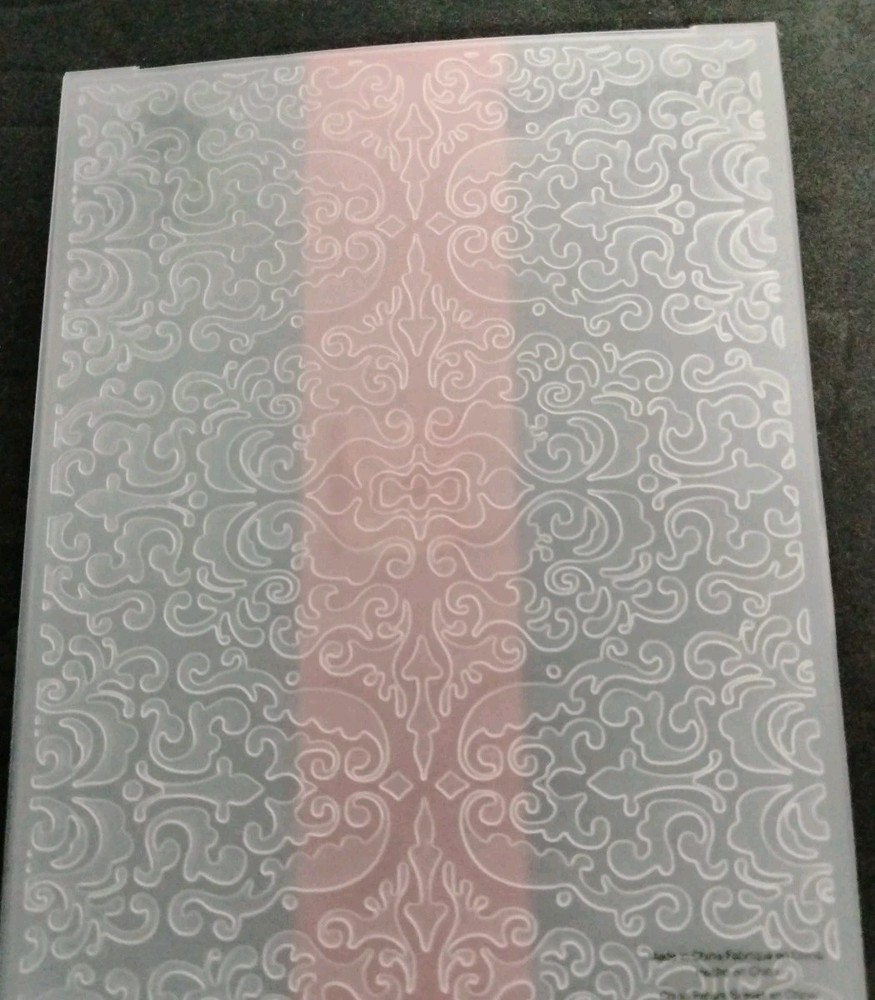 Anna Griffin Cricut Cuttlebug Embossing Folders-4 Blossom Dance Modern Vines....