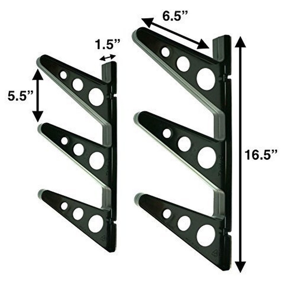 Longboard Wall Rack, Triple Longboard Storage