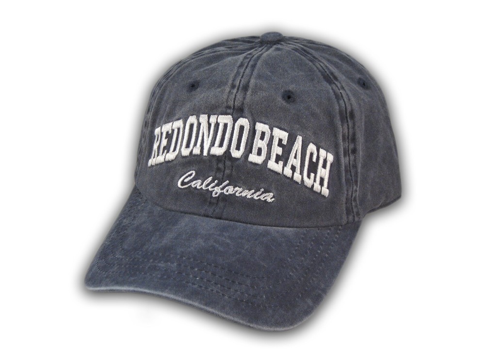 Blue Redondo Beach Washed Baseball Cap