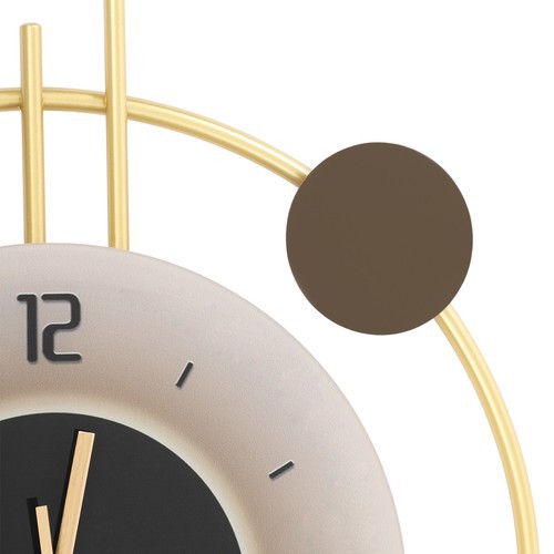 Modern Quiet Wall Clock LED Lighting Wall Clock Large Gold Decorative Wall Clock
